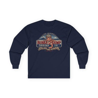 Long Sleeve Tee - Retro 'Bubba Gump Shrimp Co.' Vintage Logo