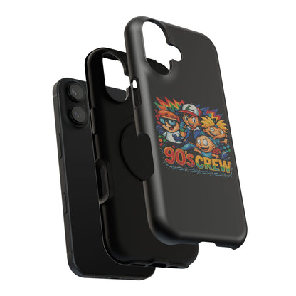 90s Crew Impact-Resistant Phone Case — Retro Cartoon Gamer Design