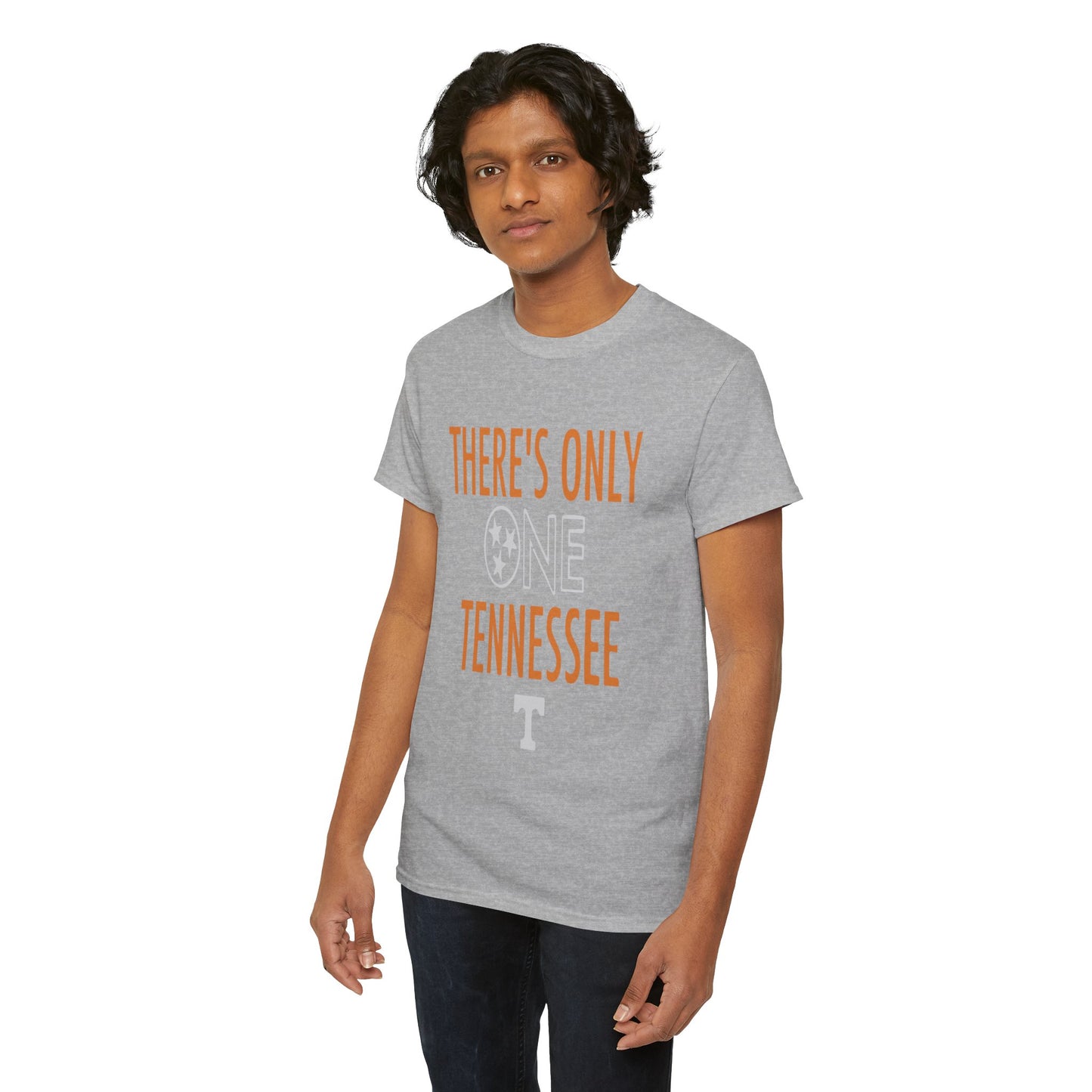 Tennessee Pride Tee, Unisex Heavy Cotton Tee, Tennessee Fans Gift, College Sports Apparel, Casual Everyday Wear, State Pride Shirt