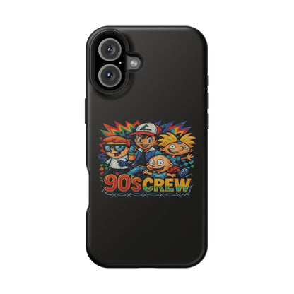 90s Crew Impact-Resistant Phone Case — Retro Cartoon Gamer Design