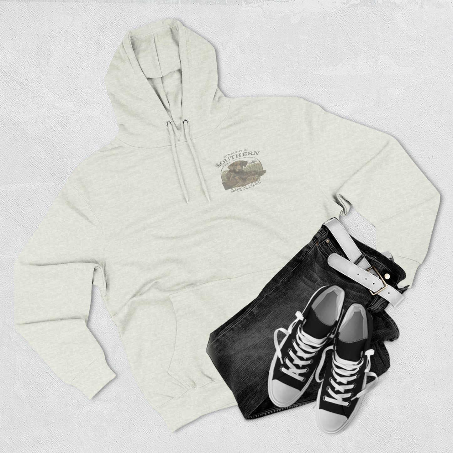 Southern Retriever Hoodie — 'Straight Up Southern' Graphic Pullover