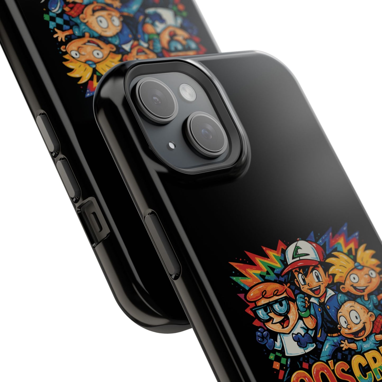90s Crew Impact-Resistant Phone Case — Retro Cartoon Gamer Design