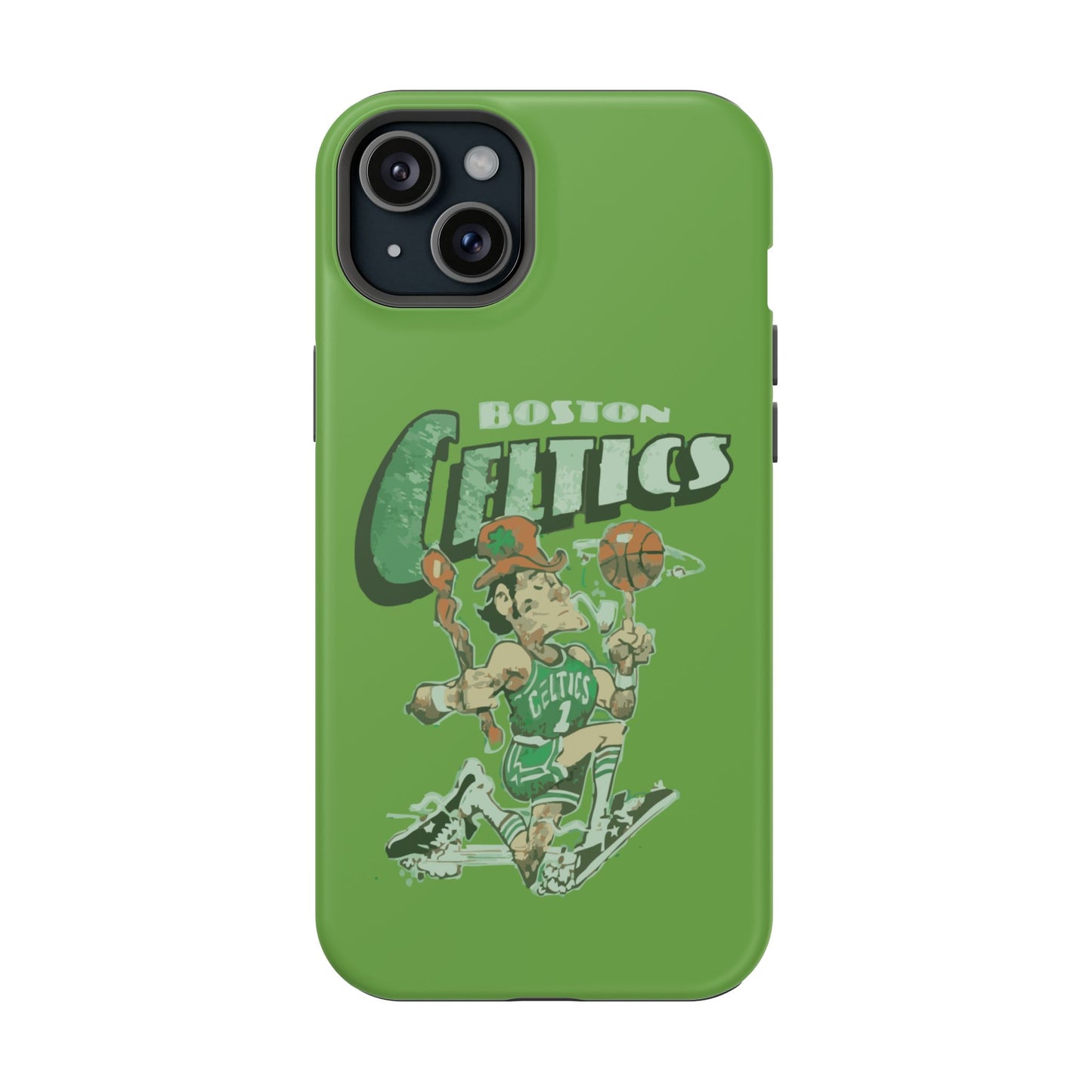 Boston Celtics Impact-Resistant Phone Case, Basketball Phone Cover, Sports Fan Gift, Sturdy Phone Case, NBA Merchandise, Team Spirit Decor