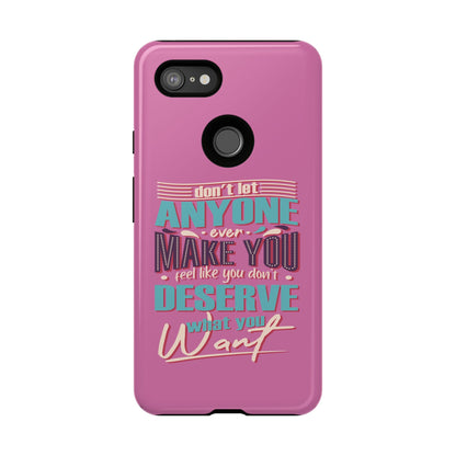 Inspirational Phone Case, Motivational Phone Cover, Tough Cases for Her, Gift for Friends, Self-Love Quote Case