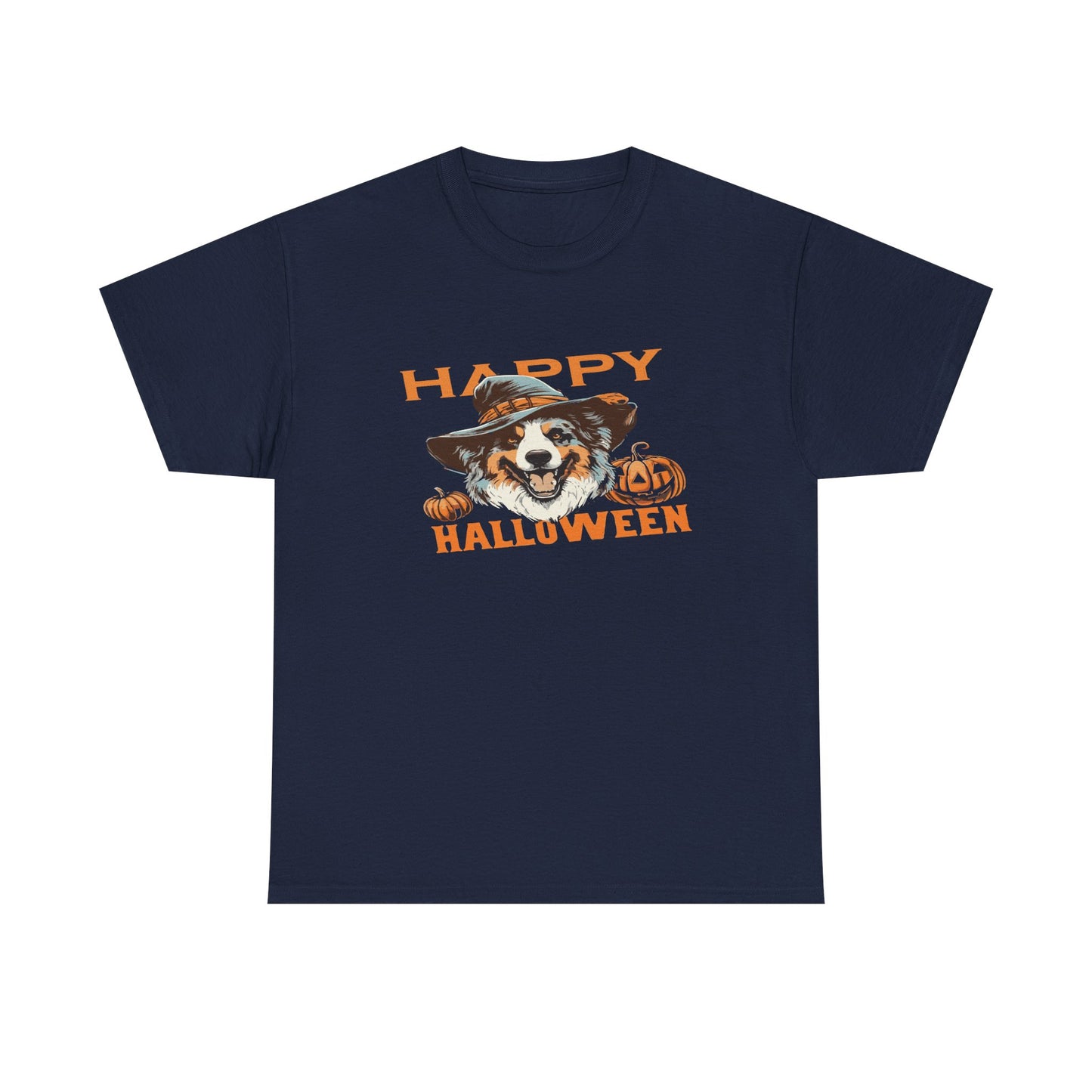 Halloween Dog Graphic Tee, Unisex T-Shirt, Spooky Pet Shirt, Fall Apparel, Trick or Treat Top