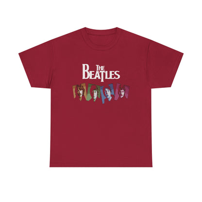 Retro Beatles Graphic Tee - Vintage Unisex Heavy Cotton T-Shirt, Music Lover Gift, 60s Inspired Fashion, Concert T-Shirt, Gift for Him/Her