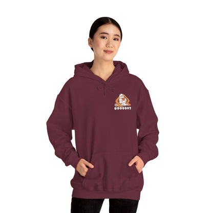 Cozy Halloween Cat Hoodie | Unisex Sweatshirt for Fall, Autumn Vibes, Casual Wear, Gift for Cat Lovers, Spooky Season