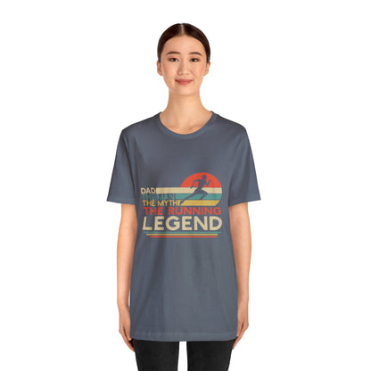 The man. The Myth, The Runner Unisex Jersey Short Sleeve Tee