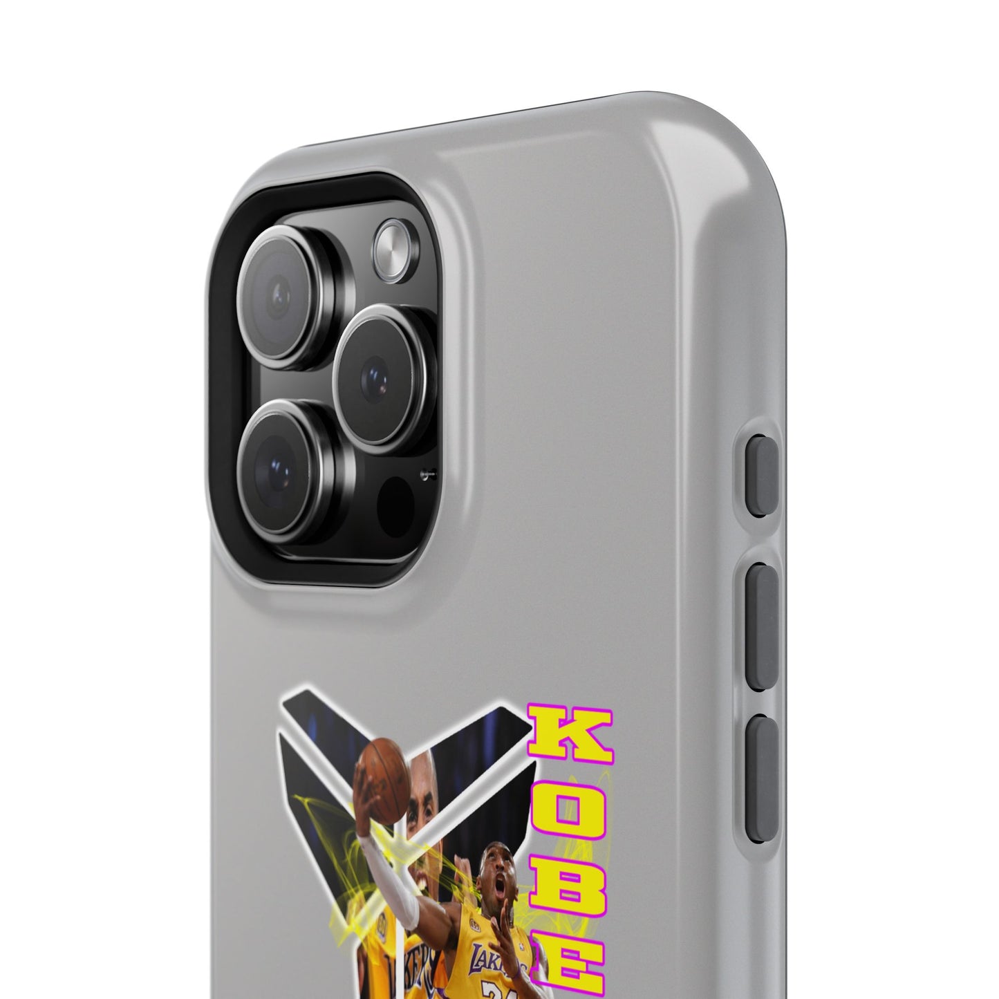 Impact-Resistant Phone Case — Bold Retro Basketball Graphic