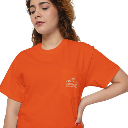 Retro Pocket Tee Allons Church of Christ Cruise 2025 Unisex T-Shirt