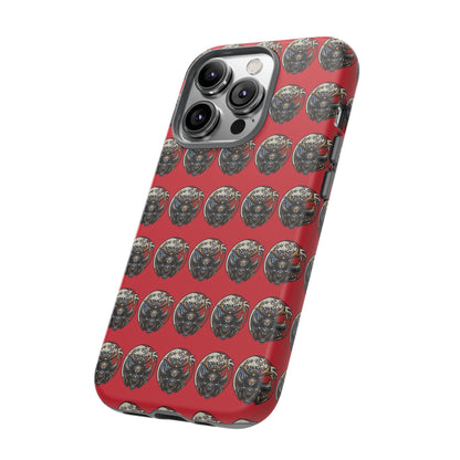 Bold Phone Case, Tough Phone Cover, Red Phone Protector, Unique Gift for Him/Her, Trendy Tech Accessory