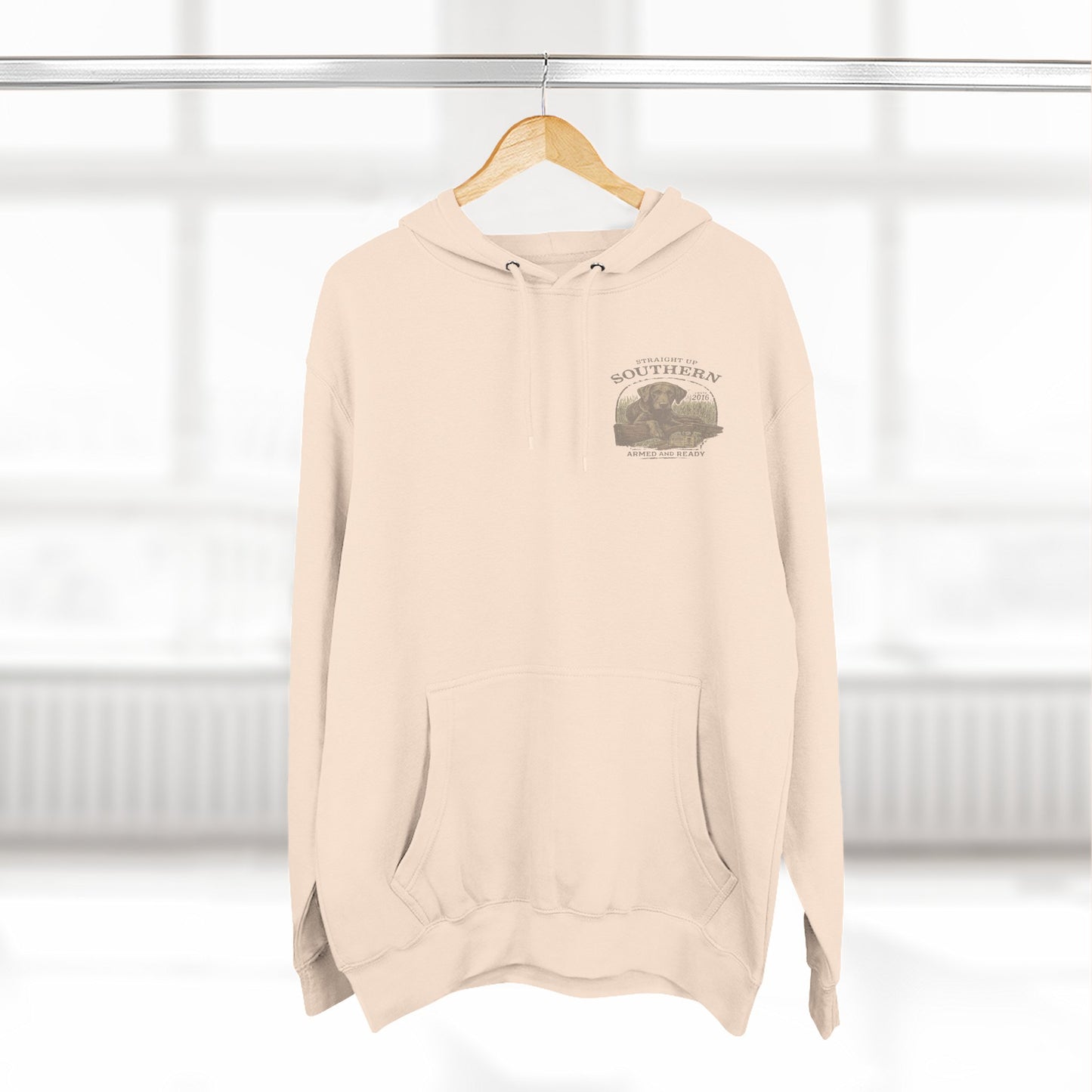 Southern Retriever Hoodie — 'Straight Up Southern' Graphic Pullover