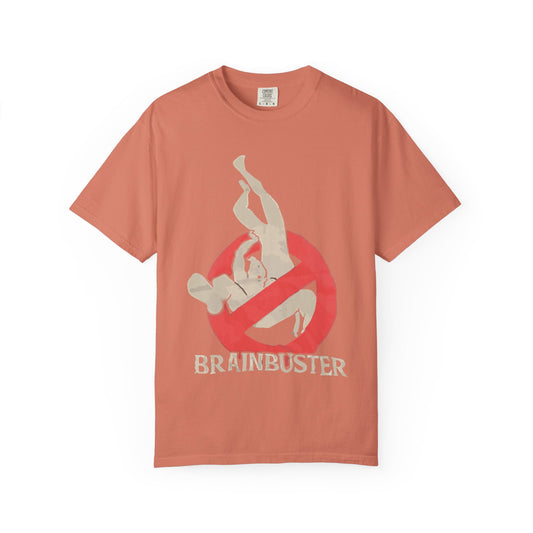 Brainbuster Unisex Garment-Dyed T-shirt - Perfect for Sports Fans, Wrestling Events, Casual Outings, Gift for Him, Vintage Style Apparel