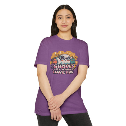 Halloween Fun Graphic Tee, Ghouls T-shirt, Unisex T-shirt, Spooky Shirt, Casual Halloween Apparel