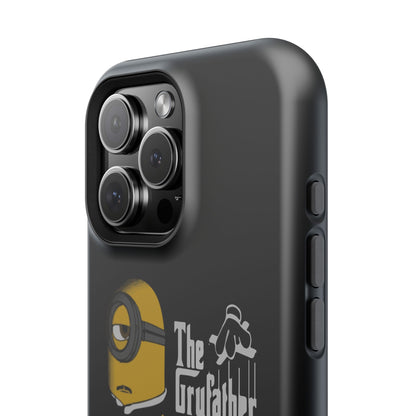 Magnetic Tough Cases: The Gruffather Phone Cover, Gift for Minions Fans, Unique Cell Phone Case, Durable Protective Case, Fun Cartoon Design