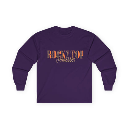 Rocky Top Tennessee Long Sleeve Tee — Vintage Script State Pride
