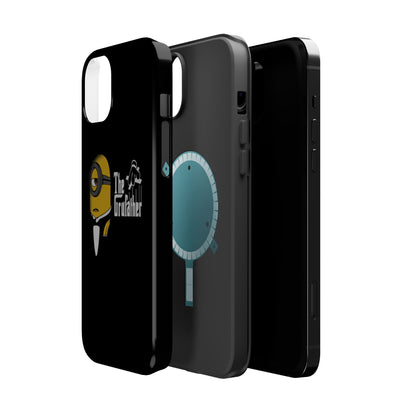 Magnetic Tough Cases: The Gruffather Phone Cover, Gift for Minions Fans, Unique Cell Phone Case, Durable Protective Case, Fun Cartoon Design