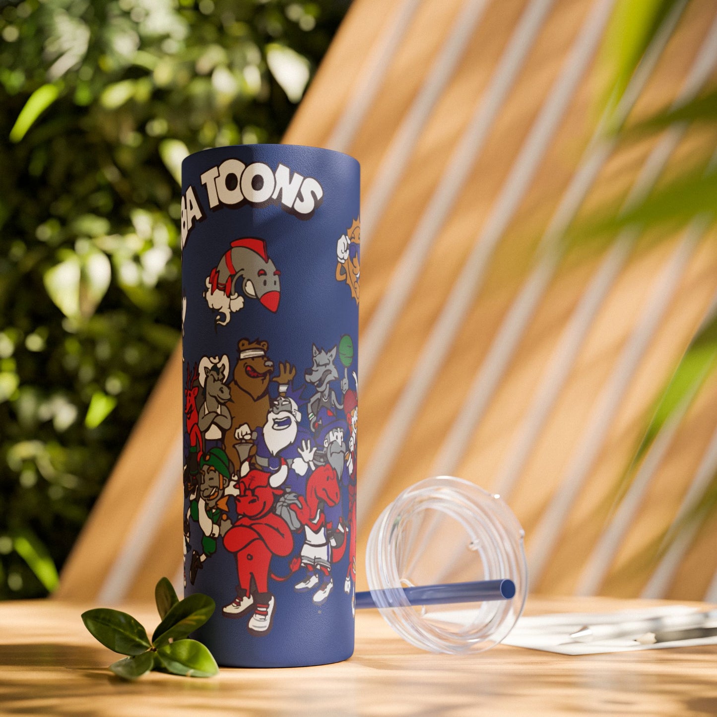 NBA Toons Skinny Tumbler with Straw, 20oz - Stylish Drinkware for Sports Fans, Gift for Birthdays, Holidays, Basketball Lovers, Fun [...]