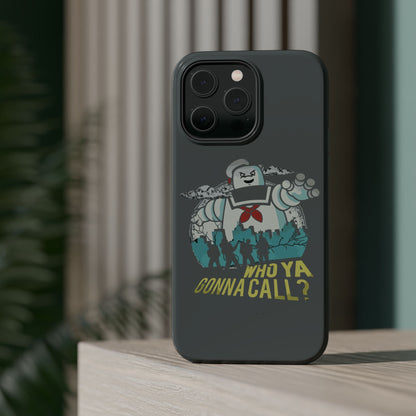 Ghostbuster-Inspired Tough Phone Case - Who Ya Gonna Call? - Perfect for Fans, Gift for Halloween, Geeky Accessories, Durable Protection