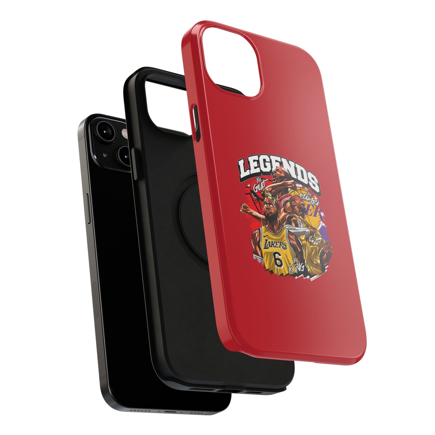 Legends Basketball Graphic Phone Case — Impact-Resistant iPhone Cover