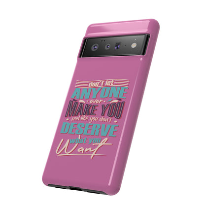 Inspirational Phone Case, Motivational Phone Cover, Tough Cases for Her, Gift for Friends, Self-Love Quote Case