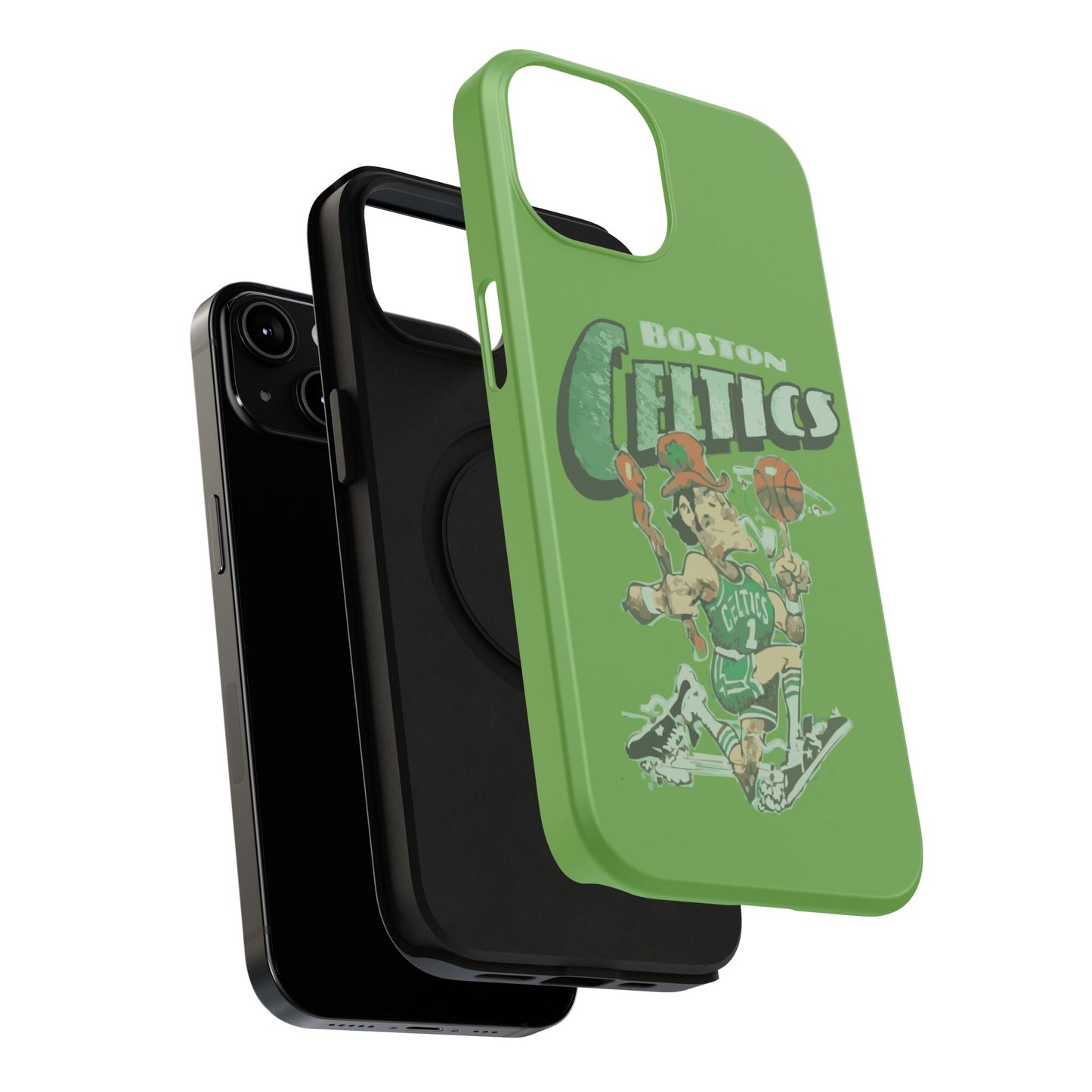 Boston Celtics Impact-Resistant Phone Case, Basketball Phone Cover, Sports Fan Gift, Sturdy Phone Case, NBA Merchandise, Team Spirit Decor
