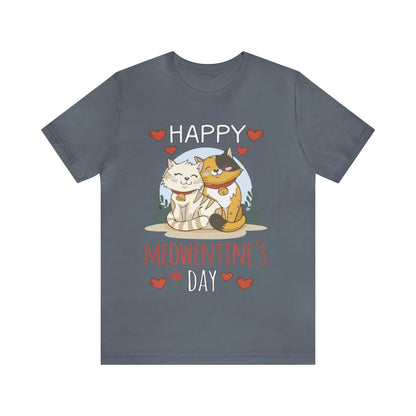 Happy Meowentine's Jersey Short Sleeve Tee