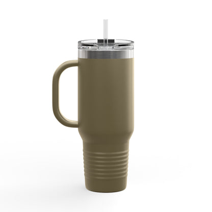 Alien Coffee Mug for Area 51 Fans, Travel Drinkware, 40oz Insulated Tumbler, Perfect for Road Trips, Gifts for UFO Lovers, Sci-Fi Inspired
