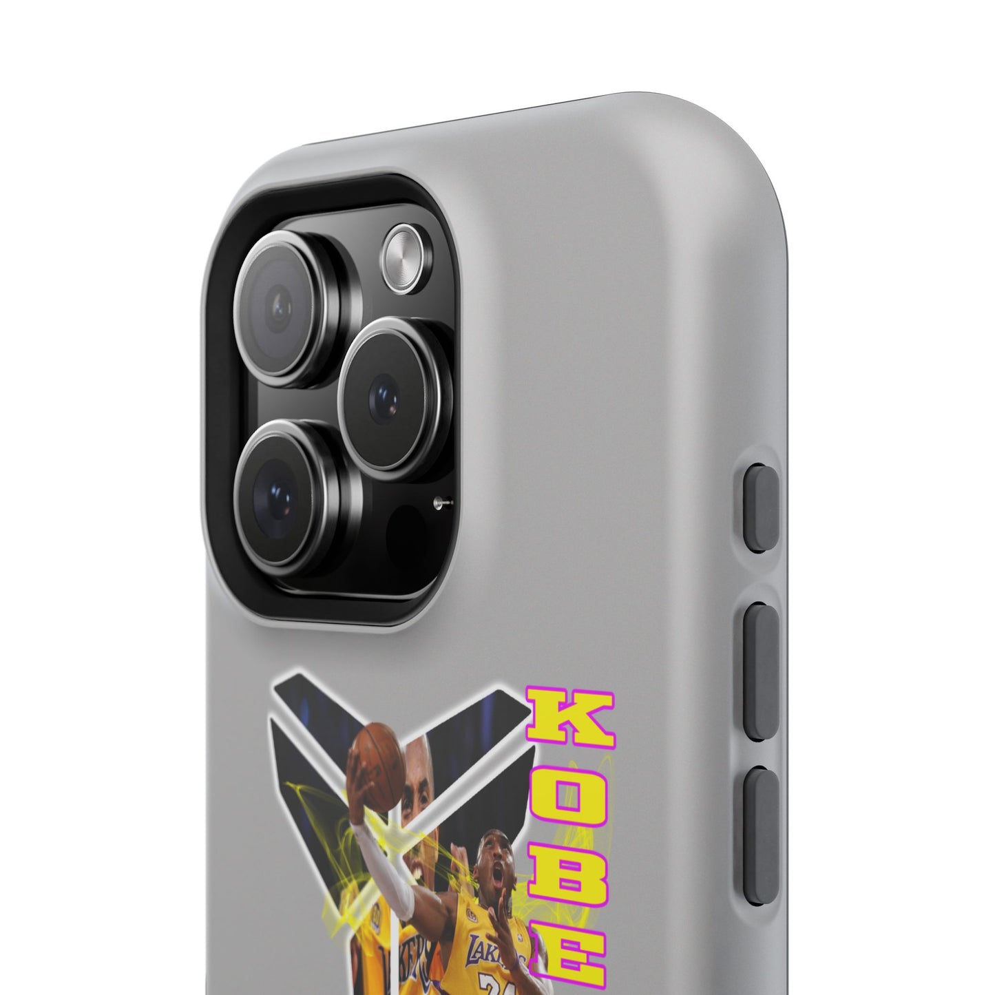 Impact-Resistant Phone Case — Bold Retro Basketball Graphic