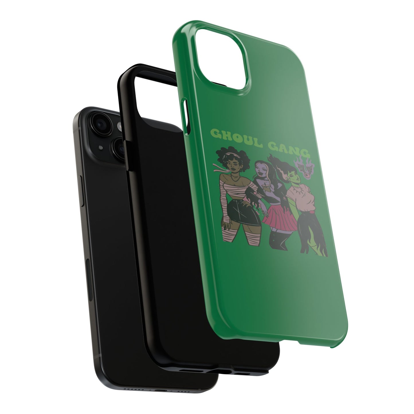 Ghoul Gang Tough Phone Case, Phone Accessory, Halloween Gift, Spooky Aesthetic, Durable Protection, Trendy Design