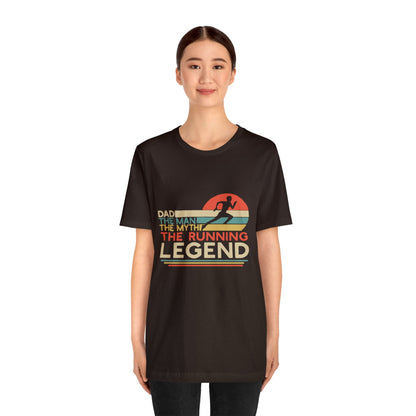 The man. The Myth, The Runner Unisex Jersey Short Sleeve Tee
