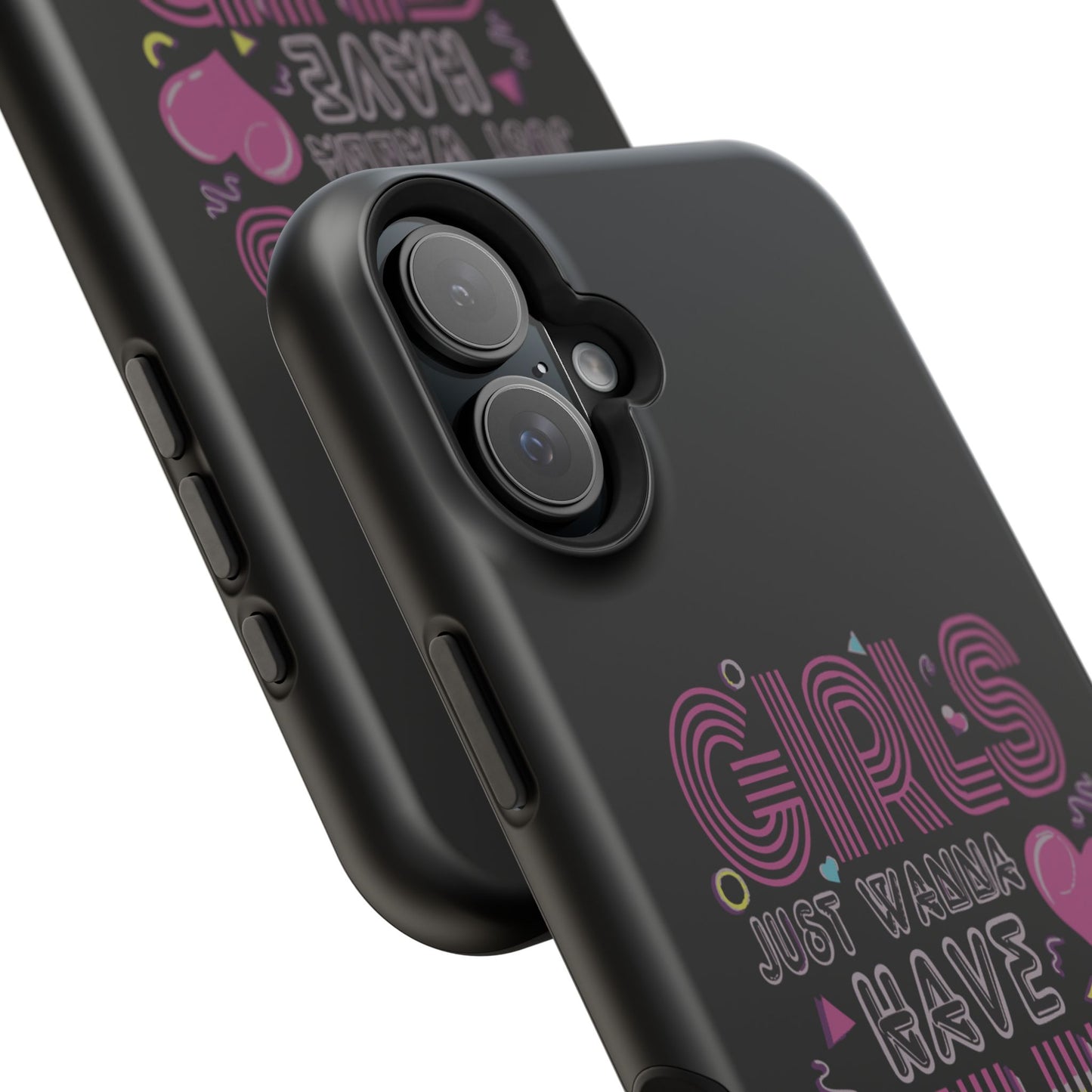 Fun Vibe Phone Case - Girls Just Wanna Have Fun Cell Case, Impact-Resistant Cover, Gift for Teens, Birthday Party Accessory, Trendy Tech