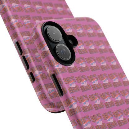 90s Vibe Phone Case, Retro Tough Cases, Gift for Nostalgia Lovers, Durable Phone Covers, 90s Themed Accessories