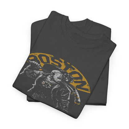 Boston Graphic Tee, Unisex Cotton T-Shirt, Casual Wear, Gift for Him/Her, Streetwear Style, Travel Souvenir, Boston Pride Shirt