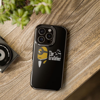 Magnetic Tough Cases: The Gruffather Phone Cover, Gift for Minions Fans, Unique Cell Phone Case, Durable Protective Case, Fun Cartoon Design