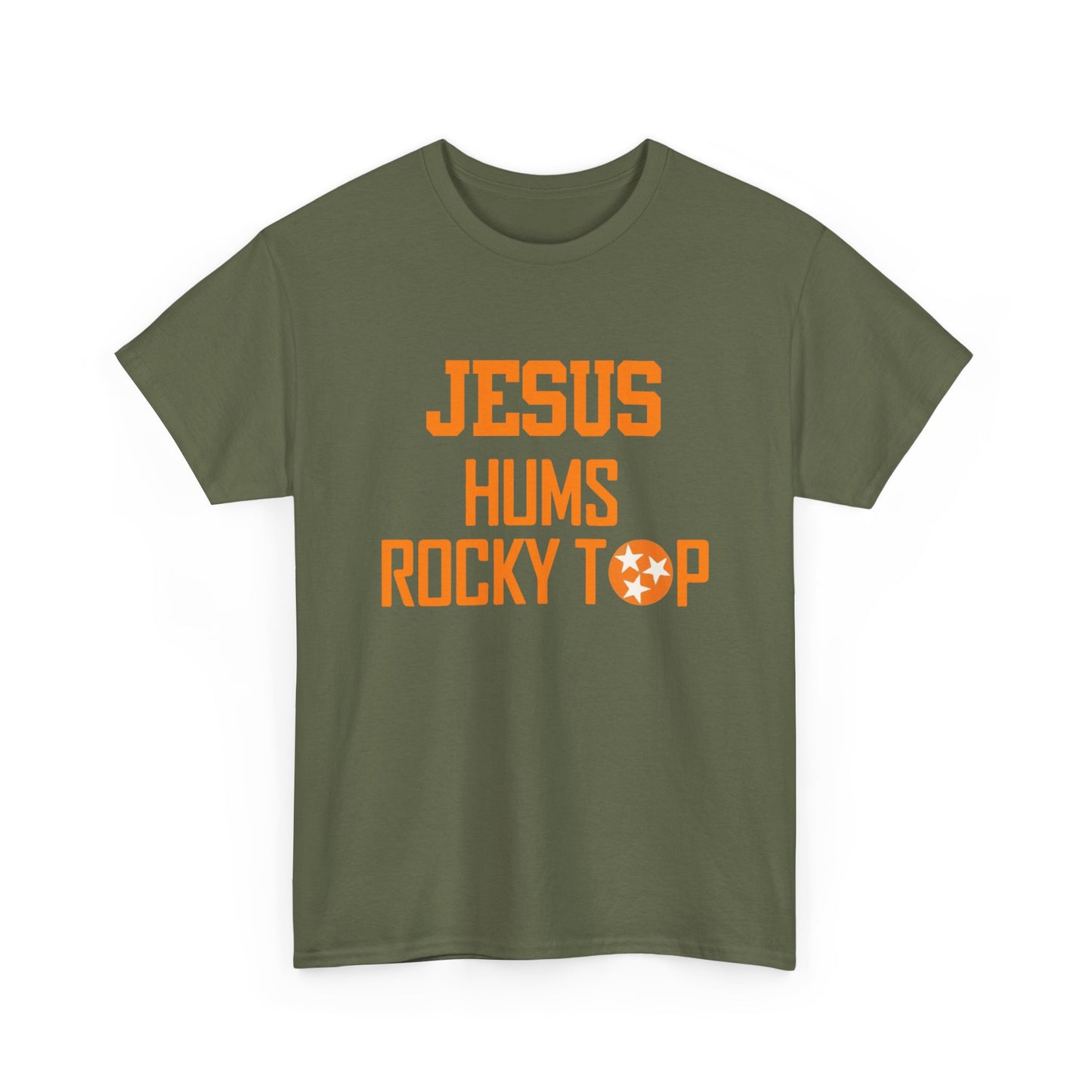 Jesus Hums Rocky Top Tee | Christian Football Tennessee Vols Shirt