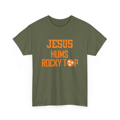 Jesus Hums Rocky Top Tee | Christian Football Tennessee Vols Shirt