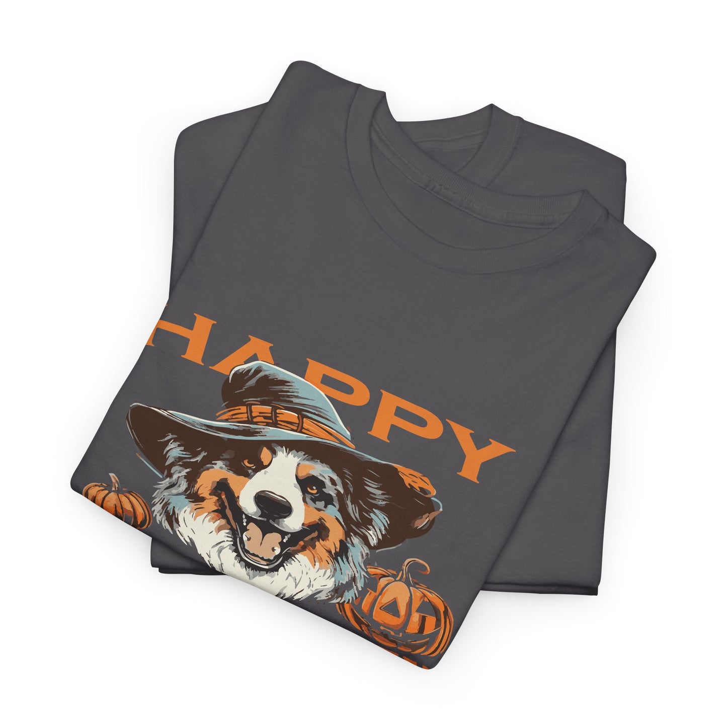 Halloween Dog Graphic Tee, Unisex T-Shirt, Spooky Pet Shirt, Fall Apparel, Trick or Treat Top