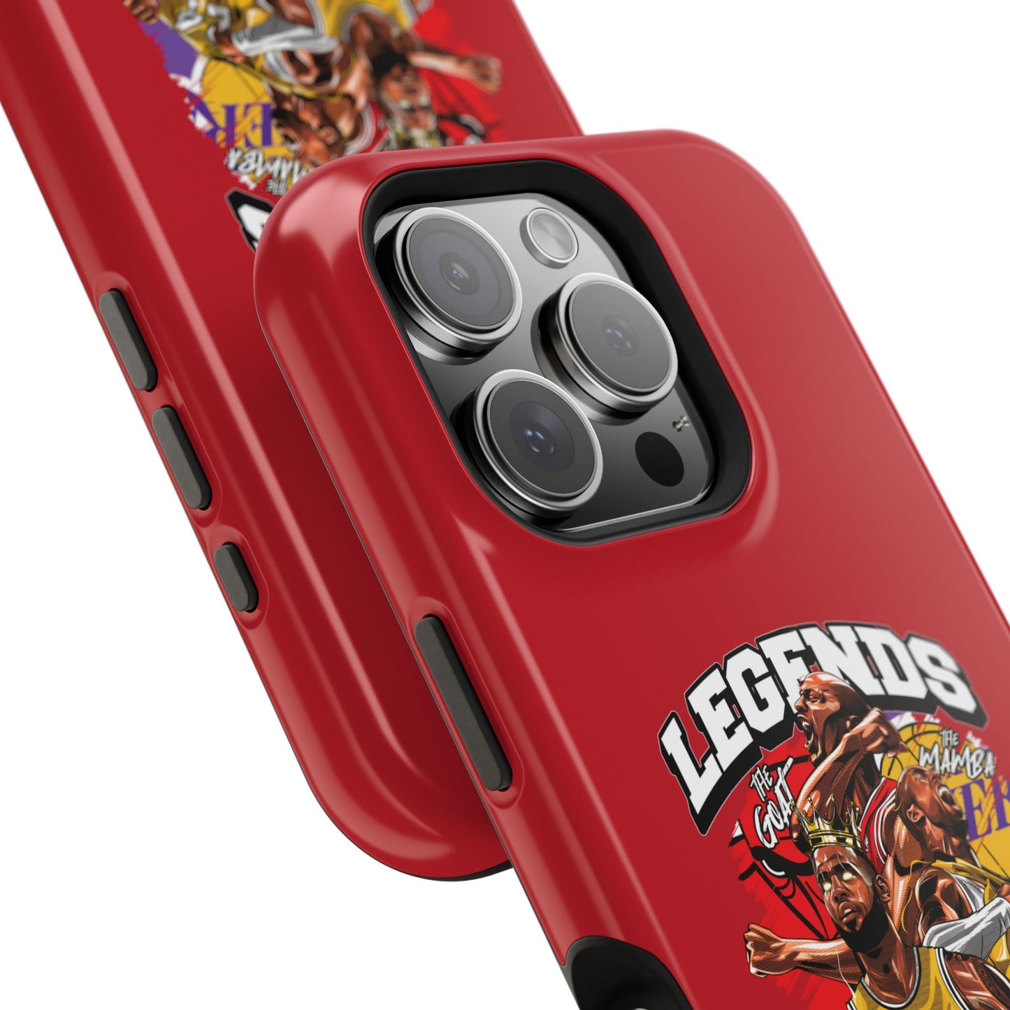 Legends Basketball Graphic Phone Case — Impact-Resistant iPhone Cover