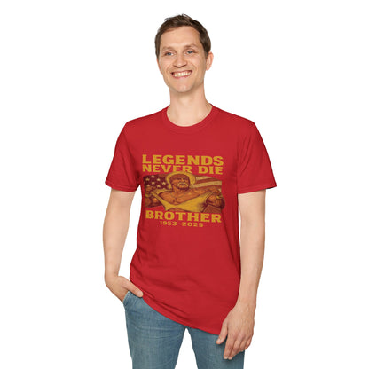 Legends Never Die Brother Memorial T-Shirt – Vintage Tribute Tee (1952–2023)