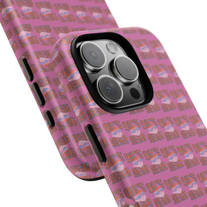 90s Vibe Phone Case, Retro Tough Cases, Gift for Nostalgia Lovers, Durable Phone Covers, 90s Themed Accessories