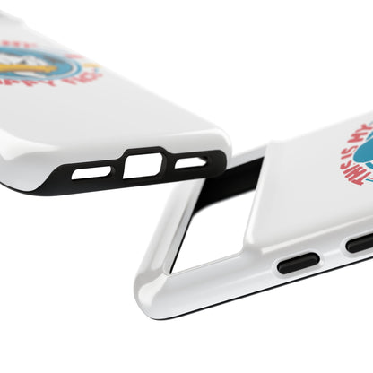 Tough Cases: This is My Happy Face Phone Case, Funny Phone Case, Donald Duck Case, Cute Phone Accessory, Gift for Disney Fans