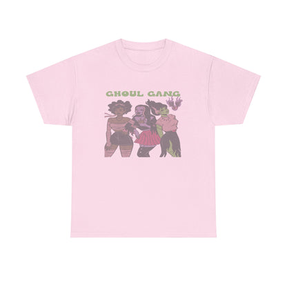 Ghoul Gang Unisex Heavy Cotton Tee | Halloween T-Shirt, Spooky Apparel, Gothic Fashion, Funny Gift, Group Costume