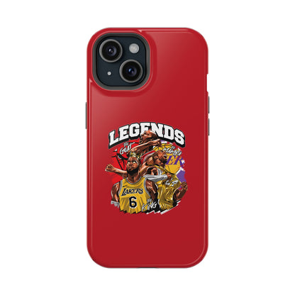 Legends Basketball Graphic Phone Case — Impact-Resistant iPhone Cover