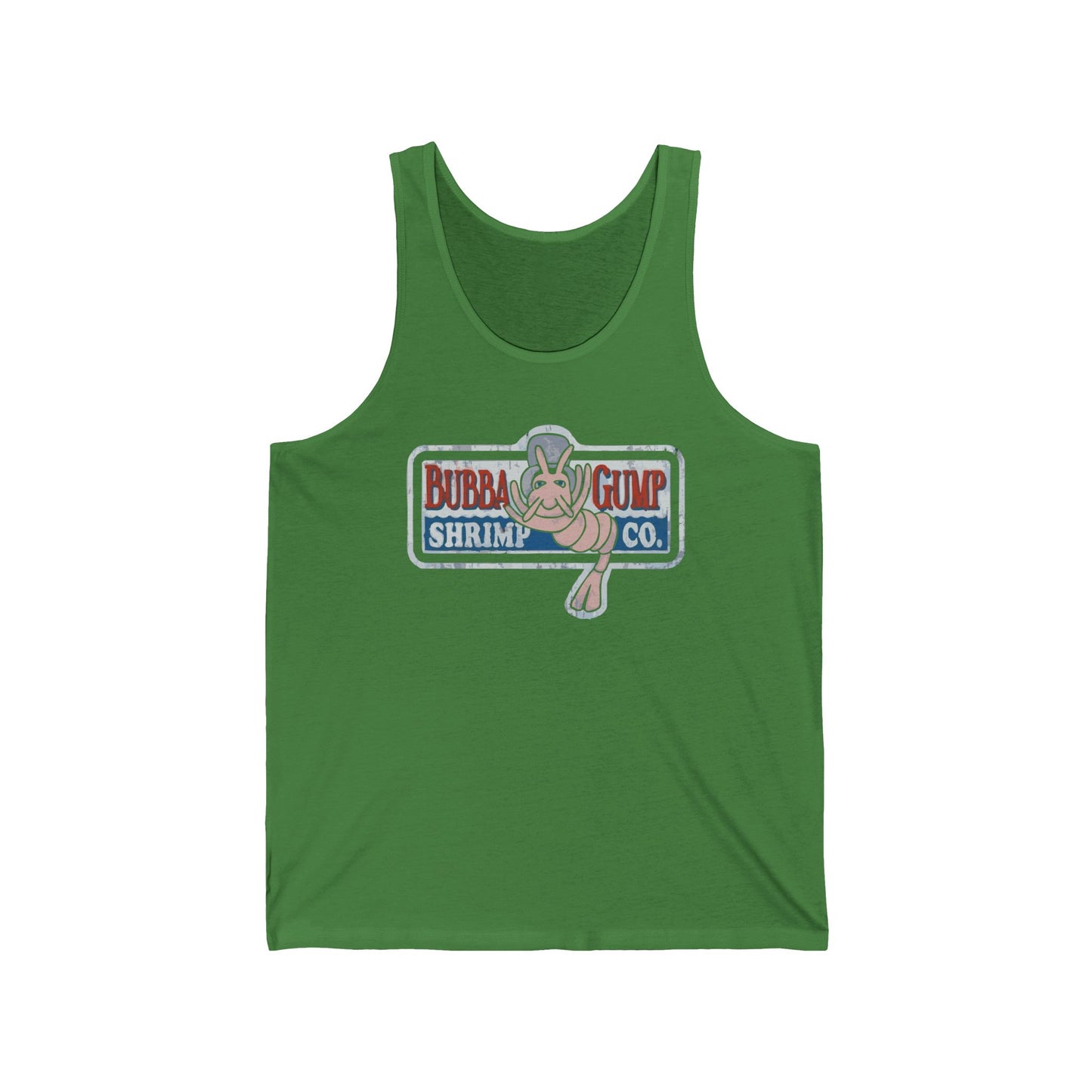 Bubba Gump Shrimp Co. Unisex Jersey Tank Top - Summer Vibes, Beachwear, Gift for Sea Lovers, Casual Day Out, BBQs, Outdoor Events
