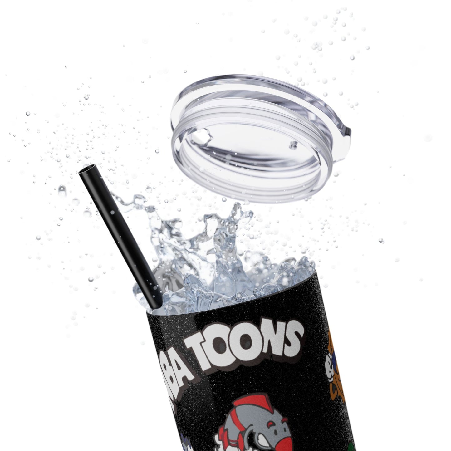 NBA Toons Skinny Tumbler with Straw, 20oz - Stylish Drinkware for Sports Fans, Gift for Birthdays, Holidays, Basketball Lovers, Fun [...]