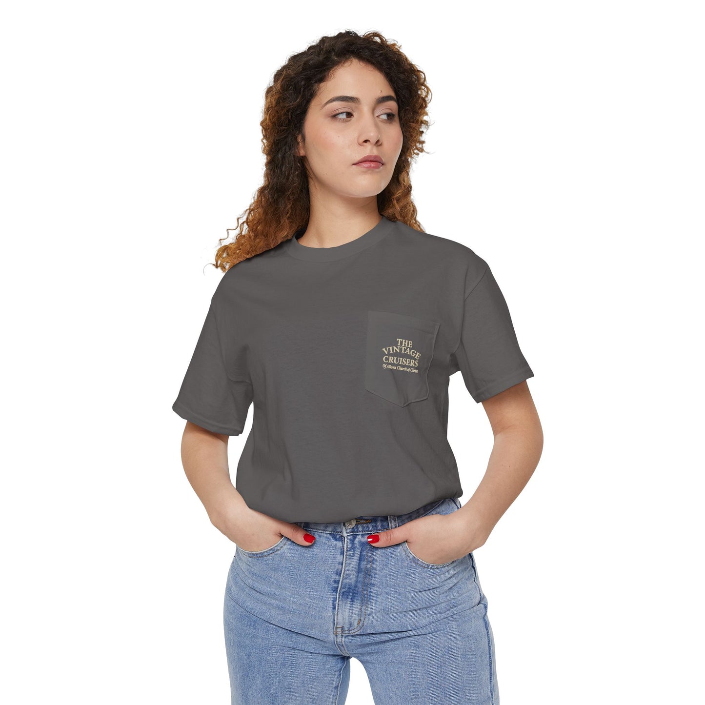Retro Pocket Tee Allons Church of Christ Cruise 2025 Unisex T-Shirt