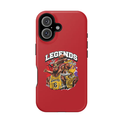 Legends Basketball Graphic Phone Case — Impact-Resistant iPhone Cover