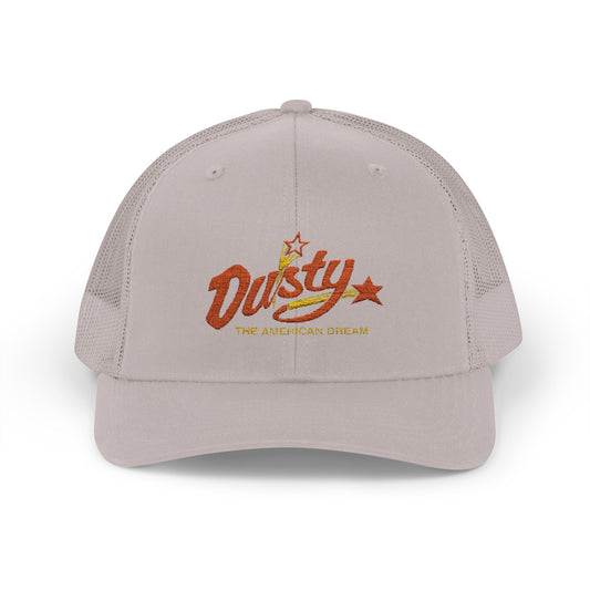 Dusty Snapback Trucker Cap, Trendy Hat, Gift for Him/Her, Casual Wear, Festival Accessory, Outdoor Style