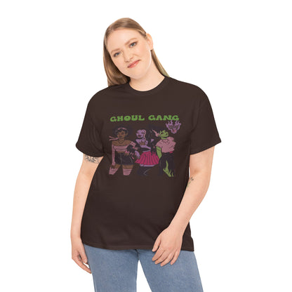 Ghoul Gang Unisex Heavy Cotton Tee | Halloween T-Shirt, Spooky Apparel, Gothic Fashion, Funny Gift, Group Costume